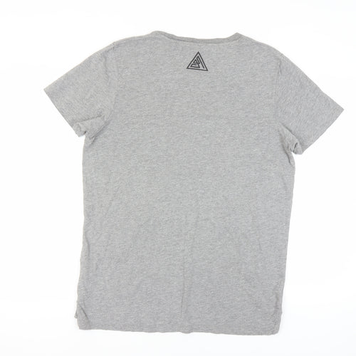 Jack & Jones Men's Grey M Crew Neck T-Shirt
