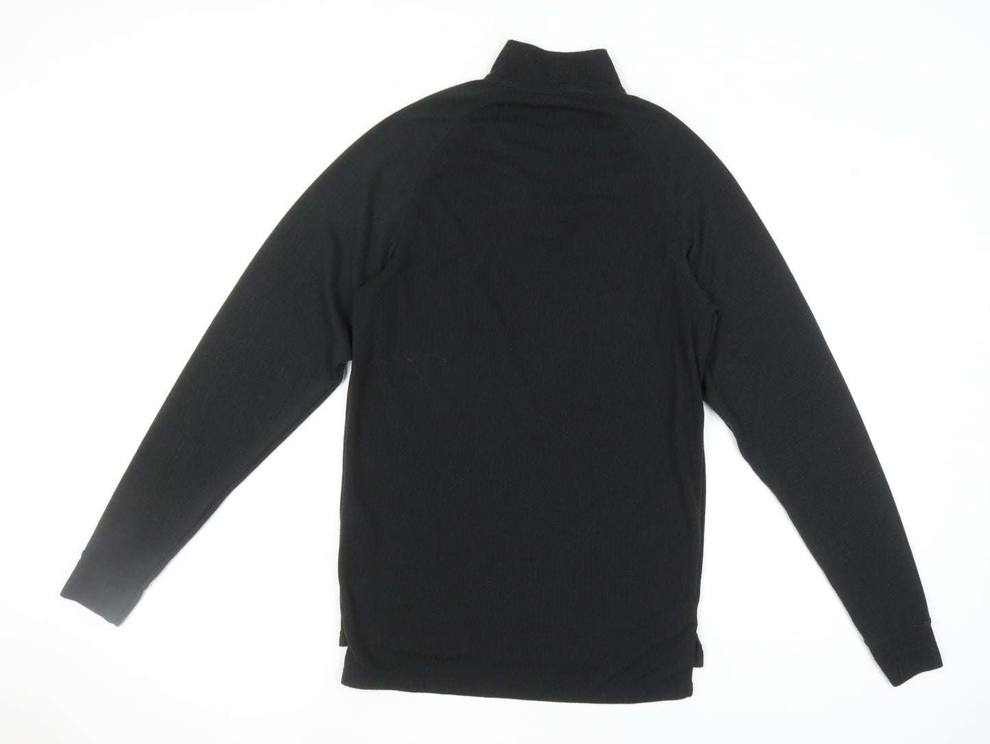 Trespass Men's Black Long Sleeve High Neck T-Shirt L