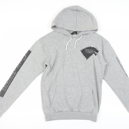 Game of Thrones Grey Pullover Hoodie S Unisex