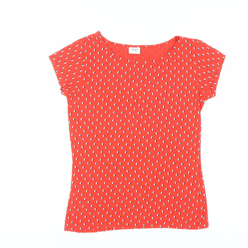 Jacqueline de Yong Women's Red Casual T-Shirt, Size S