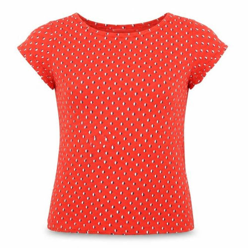 Jacqueline de Yong Women's Red Casual T-Shirt, Size S