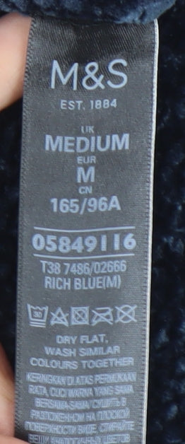 Marks and Spencer Women's Blue Pullover Jumper - M