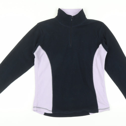 Peter Storm Women's Black Fleece Pullover Sweatshirt Size 12