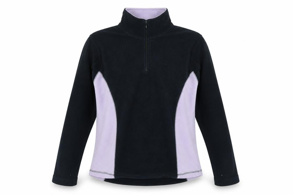 Front view of Peter Storm Women's Black Fleece Pullover Sweatshirt, size 12