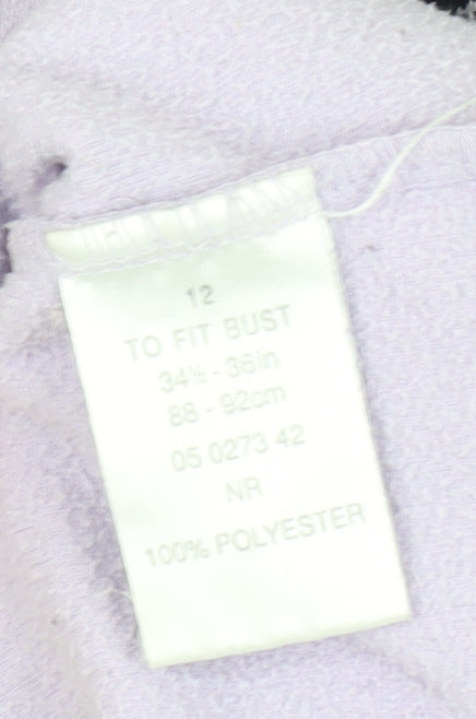 Peter Storm Women's Black Fleece Pullover Sweatshirt Size 12