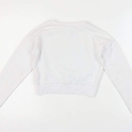 Harry Potter Girls White Pullover Sweatshirt 9-10 Yrs