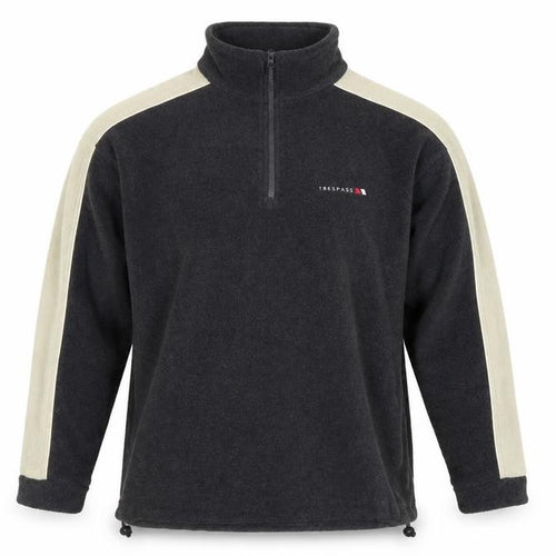 Trespass Men's Black Fleece Sweatshirt L High Neck
