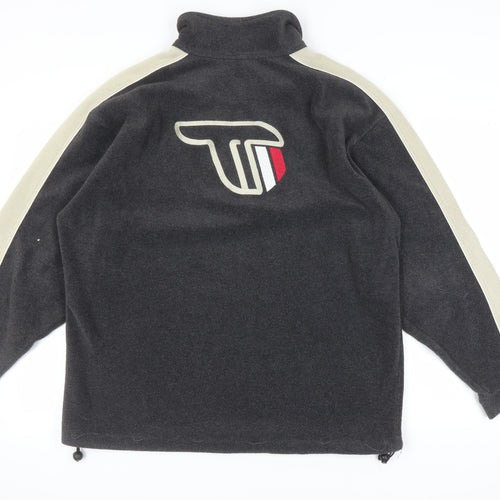 Trespass Men's Black Fleece Sweatshirt L High Neck