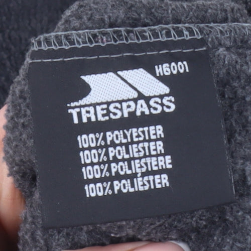 Trespass Men's Black Fleece Sweatshirt L High Neck