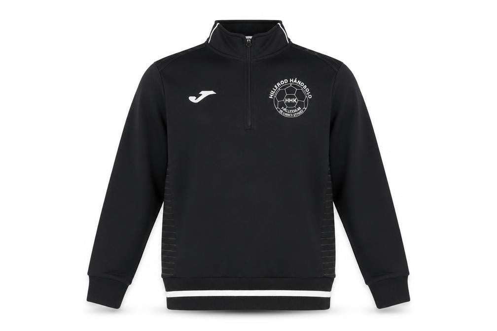 Joma Boys Black 2XS Sweatshirt 1/4 Zip Casual Lightweight