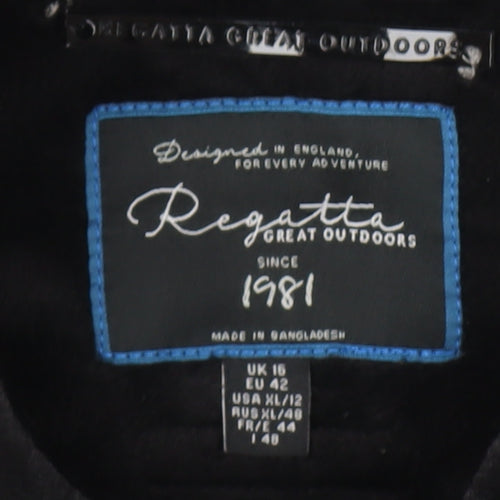 Regatta Women's Blue Motorcycle Jacket Size 16