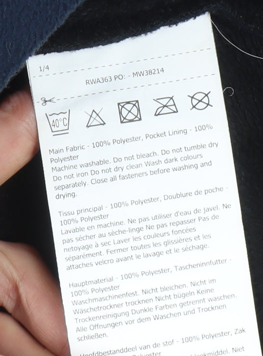 Regatta Women's Blue Motorcycle Jacket Size 16