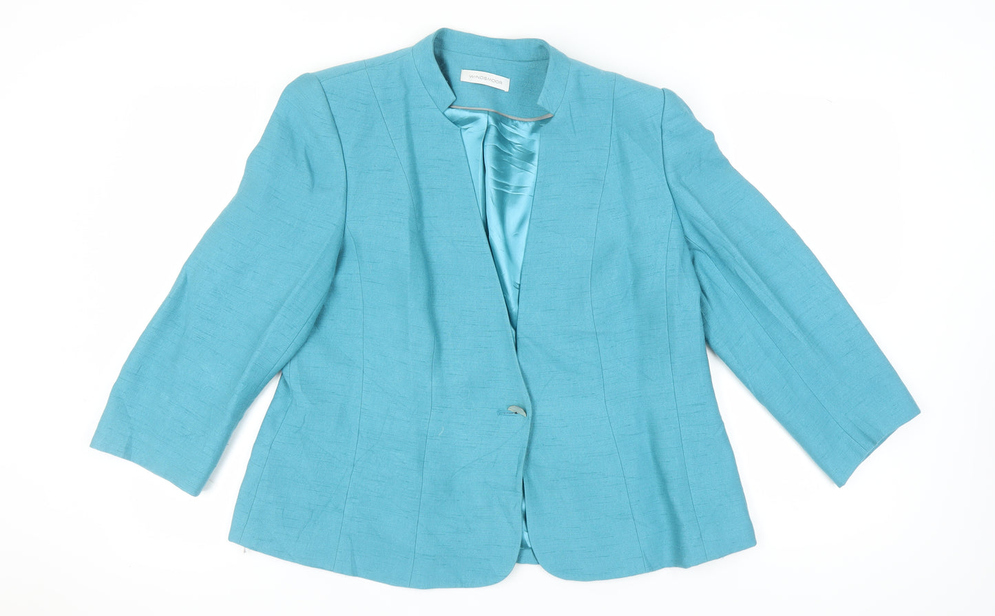 Windsmoor Women's Blue Blazer, Size 16, Business Lined