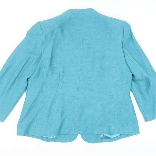 Windsmoor Women's Blue Blazer, Size 16, Business Lined