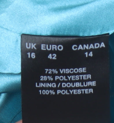 Windsmoor Women's Blue Blazer, Size 16, Business Lined