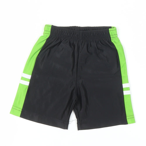 New Balance Kids' Black Green Active Shorts 12M