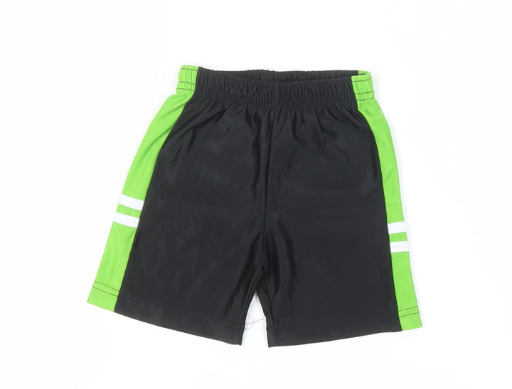New Balance Kids' Black Green Active Shorts 12M