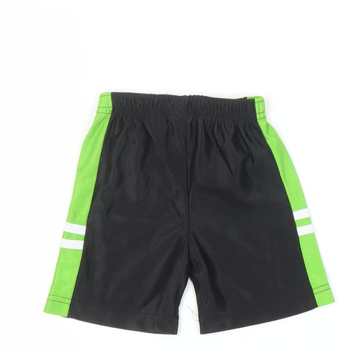 New Balance Kids' Black Green Active Shorts 12M