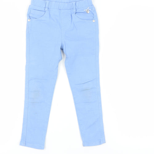 Jasper Conran Girls Blue Skinny Jeans Size 4-5 Years