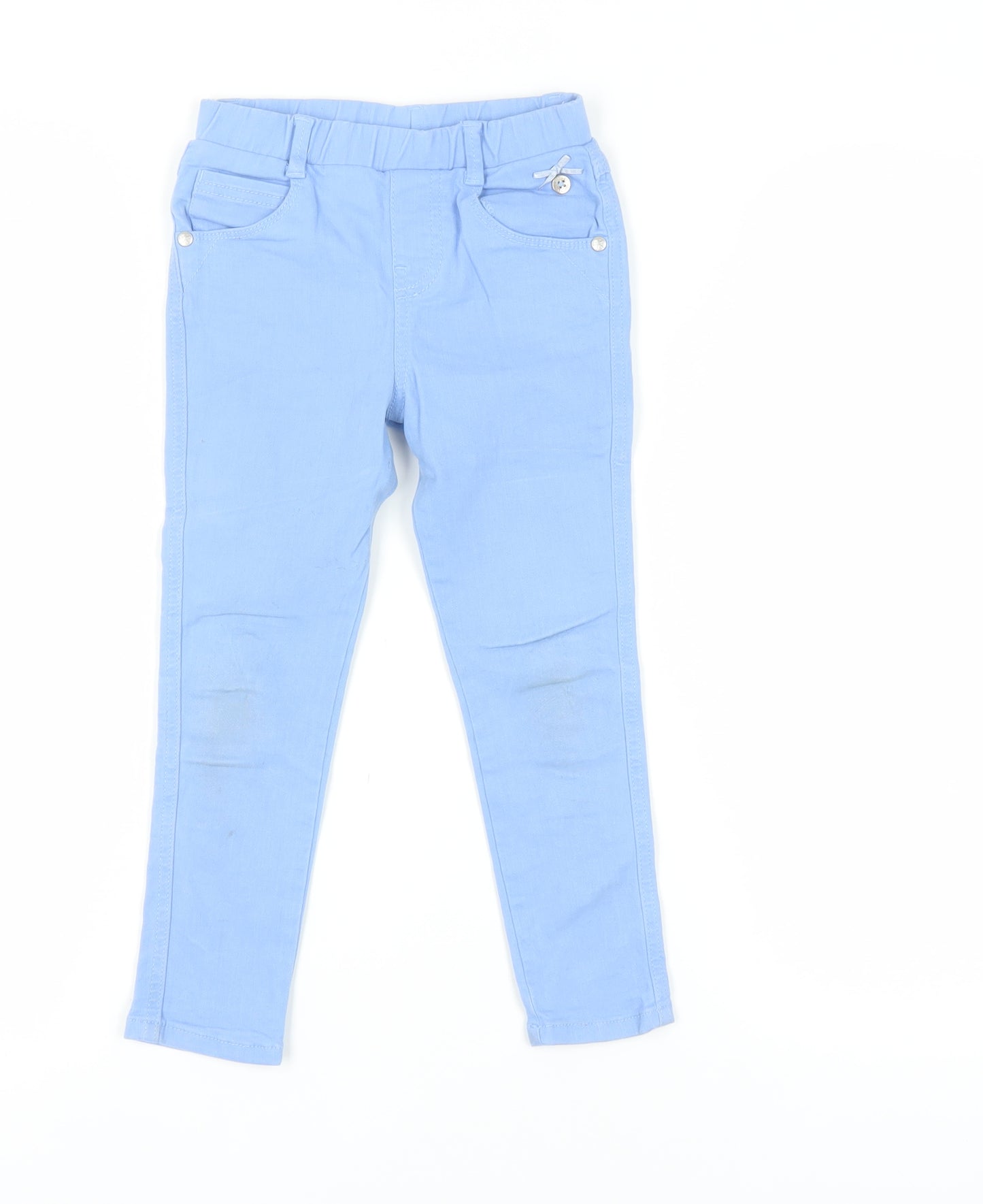 Jasper Conran Girls Blue Skinny Jeans Size 4-5 Years