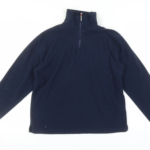 Trespass Boys Blue Fleece 1/2 Zip Hoodie, Size 16 Years