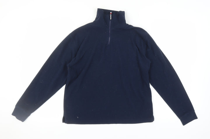 Trespass Boys Blue Fleece 1/2 Zip Hoodie, Size 16 Years