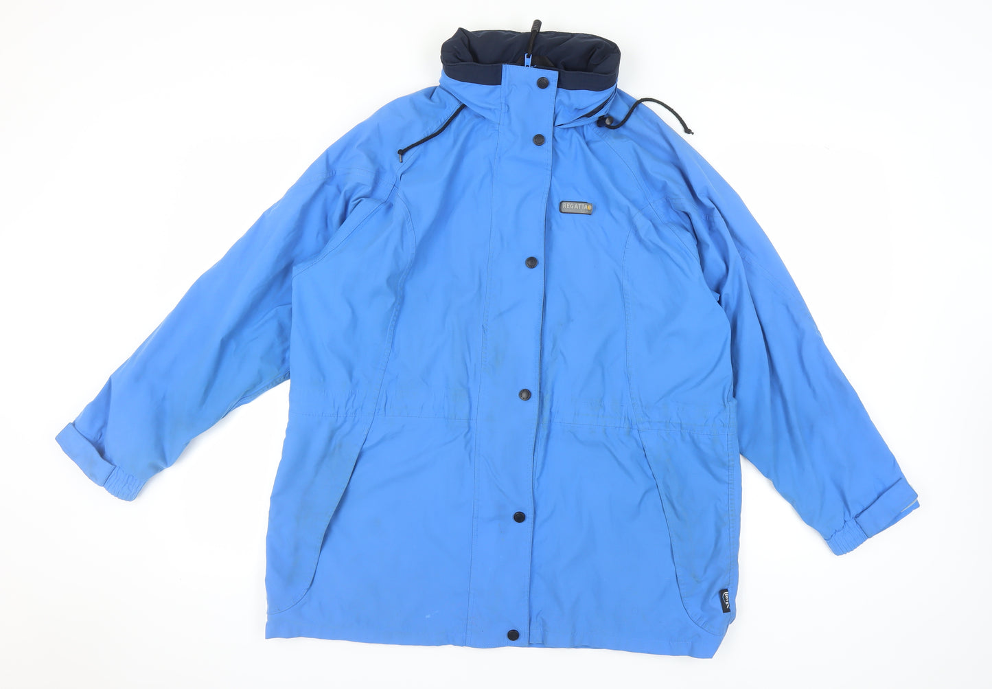 Regatta Women's Blue Rain Coat Jacket Size 14 Waterproof