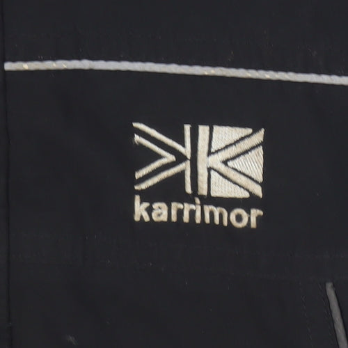 Karrimor Boys Black Puffer Jacket, Size 4-5 Years, Winter Hooded