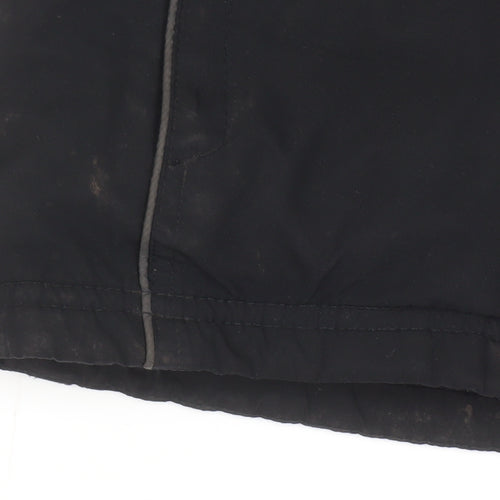 Karrimor Boys Black Puffer Jacket, Size 4-5 Years, Winter Hooded