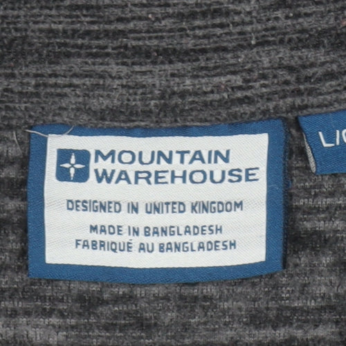 Mountain Warehouse Men's Grey 1/2 Zip Sweatshirt L