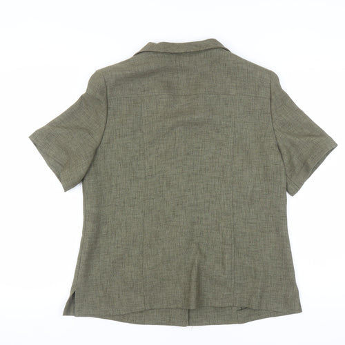 Eastex Women's Brown Suit Top, Size 14, Classic Style