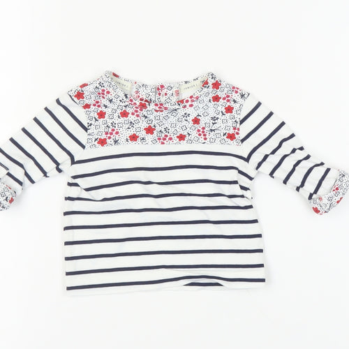 Jasper Conran Unisex Baby T-Shirt 3-6 Months Multicoloured Stripes