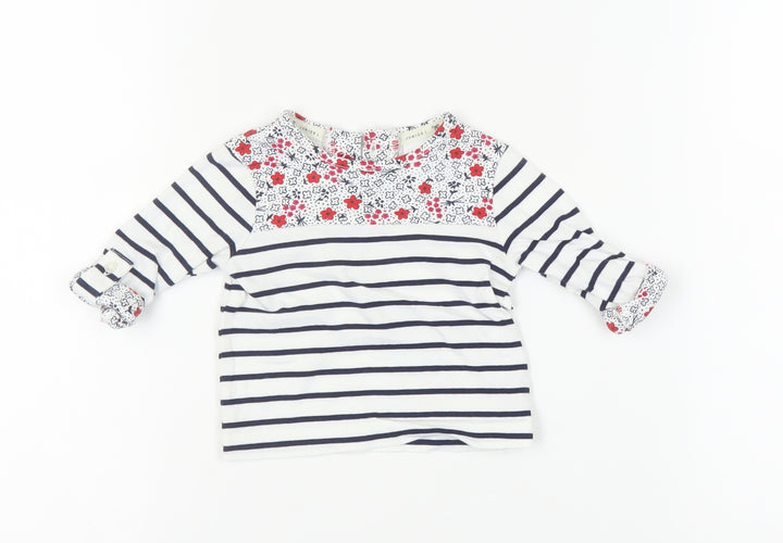 Jasper Conran Unisex Baby T-Shirt 3-6 Months Multicoloured Stripes
