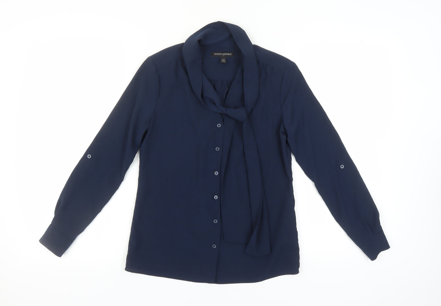 Banana Republic Women's Blue Petite Blouse XXS