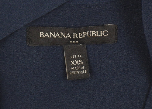 Banana Republic Women's Blue Petite Blouse XXS