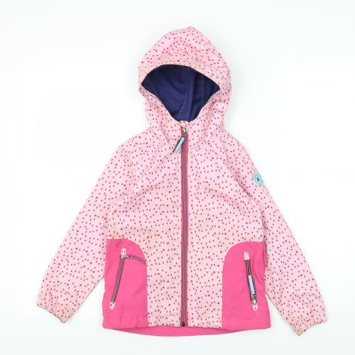 Killtec Girls Pink Spotted Jacket, 9 Years, Breathable & Stylish