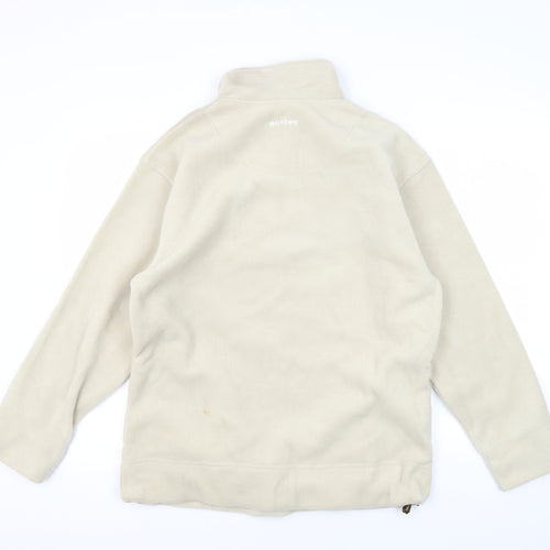 Active Women's Beige Fleece Pullover Sweatshirt Size 10