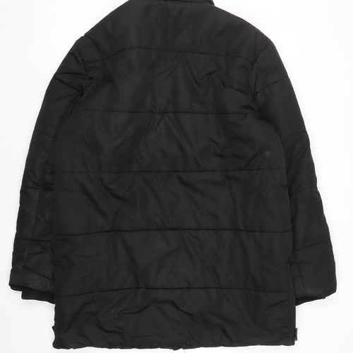 Forest Men's Black Puffer Jacket L Winter Sports