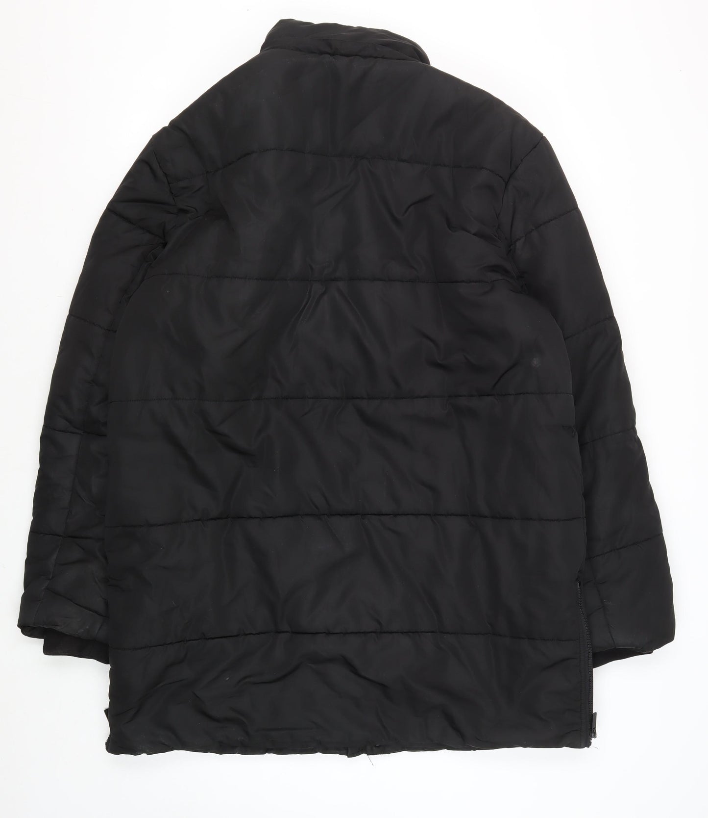 Forest Men's Black Puffer Jacket L Winter Sports