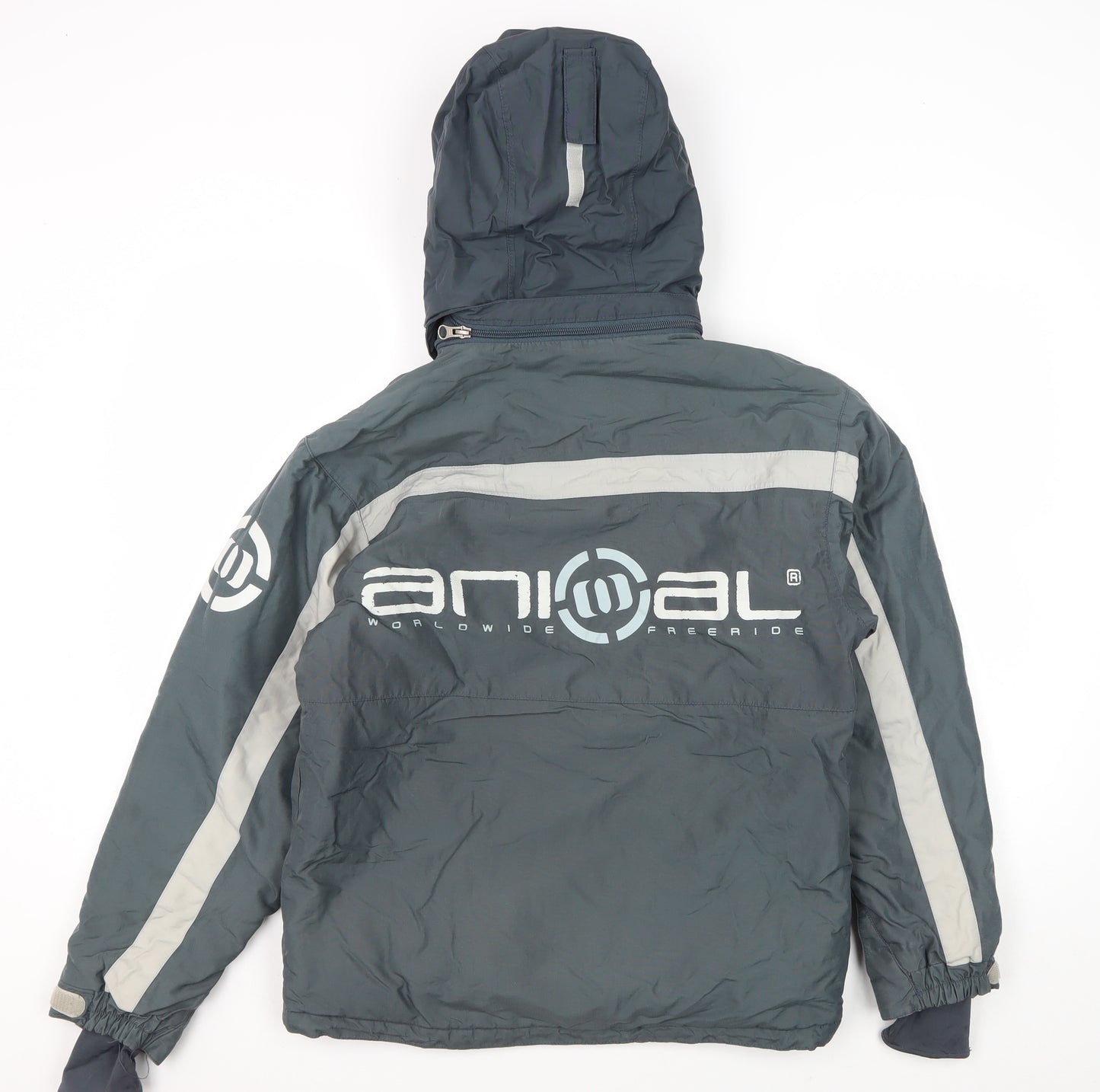 Animal Men's Grey Puffer Jacket L - Outdoor Skiing Coat