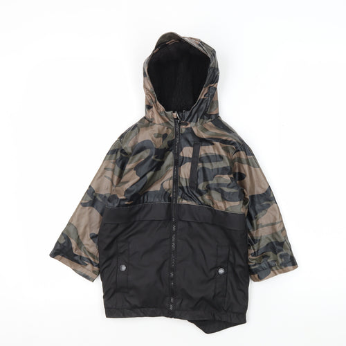 Firetrap Boys Camouflage Rain Coat 2-3 Years