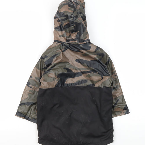 Firetrap Boys Camouflage Rain Coat 2-3 Years