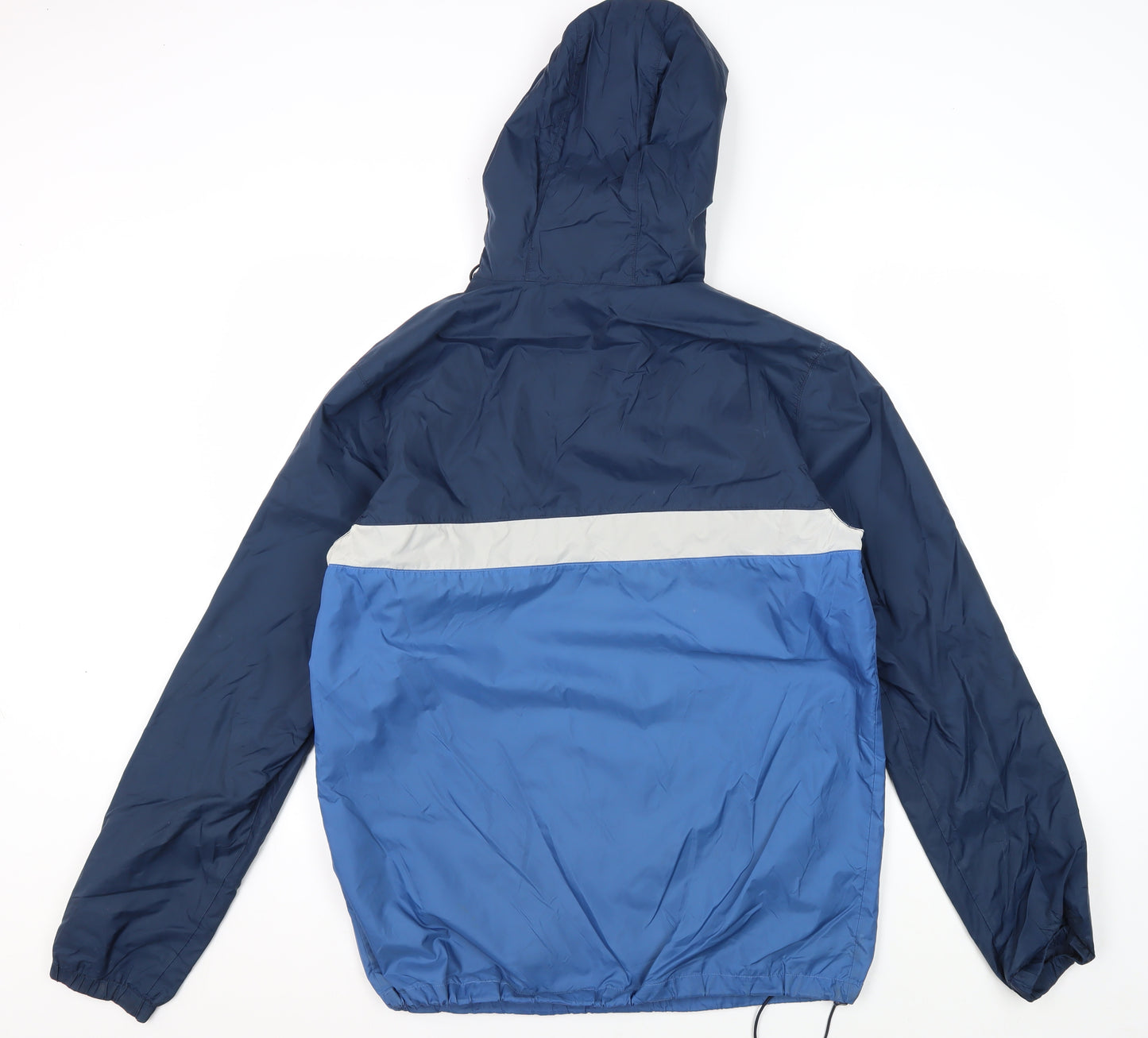 Vans Men's Blue Windbreaker Jacket S Hooded