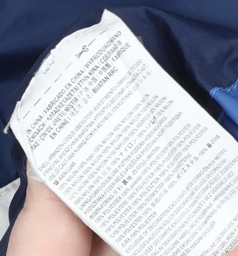 Vans Men's Blue Windbreaker Jacket S Hooded