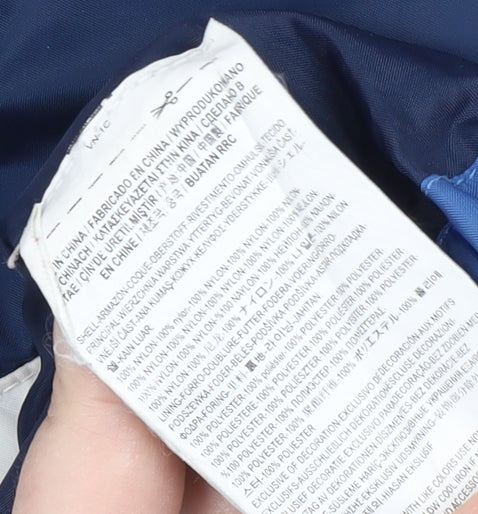 Vans Men's Blue Windbreaker Jacket S Hooded