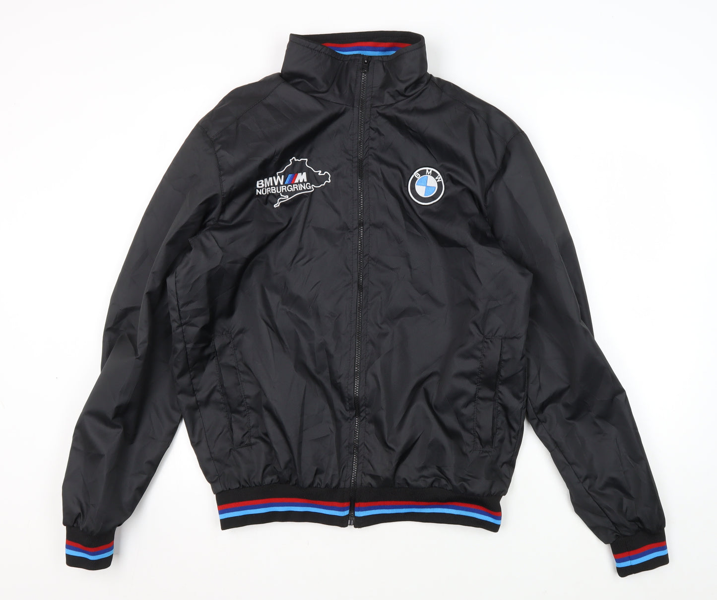 Racing Line Men's Black Bomber Jacket - Size L