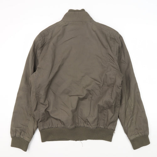 Burton Men's Green Bomber Jacket, Size M