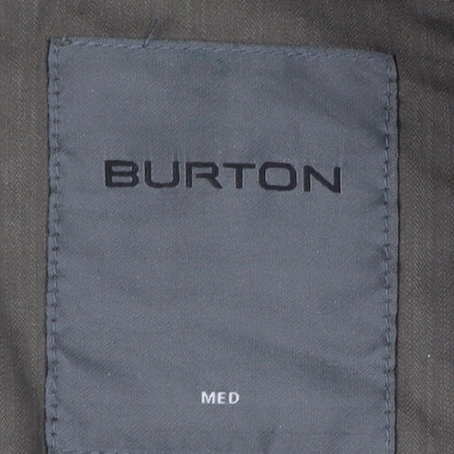 Burton Men's Green Bomber Jacket, Size M