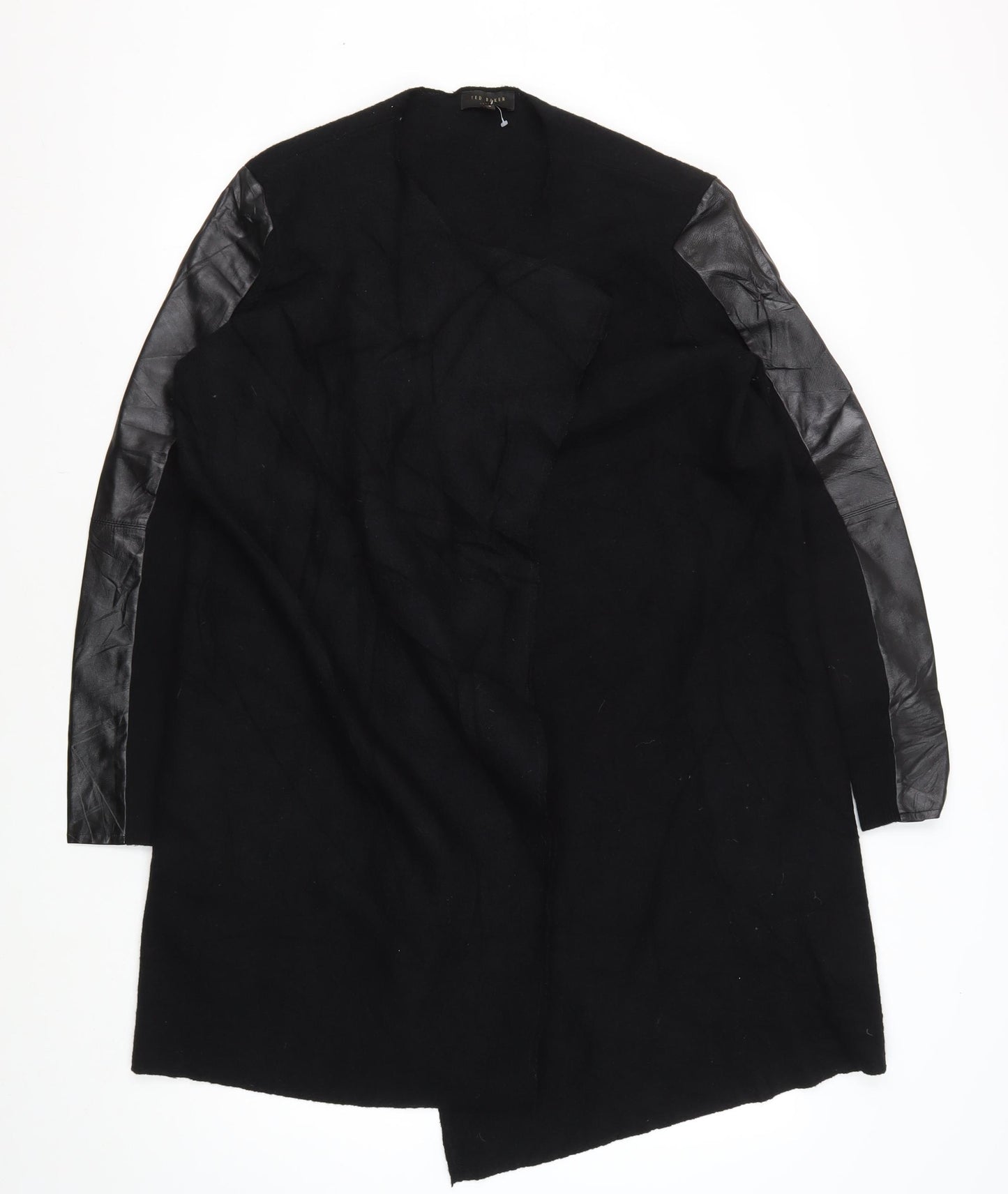 Ted Baker Women Black Jumper Medium Leather Accents