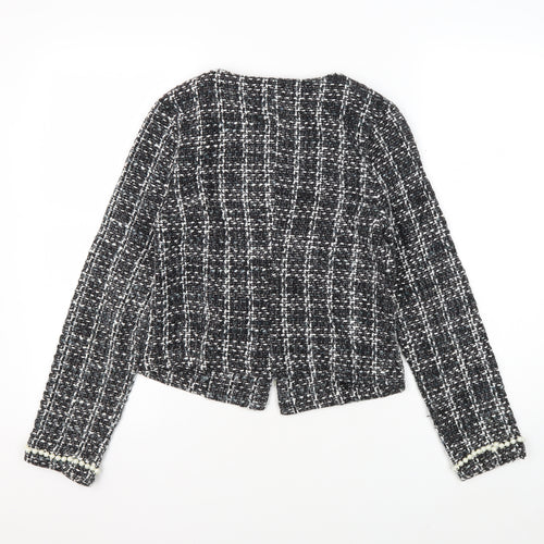UNIQUE 21 Women's Black Tweed Jacket Size 8